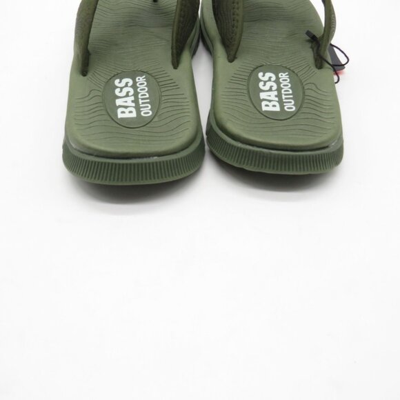 Bass Outdoor Men's Green Flip Flops  Size 7.5M  Durable & Comfortable NWB $45 - Picture 5 of 8